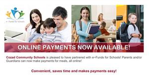 e-Funds for Lunch Program Now Available!