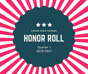 CHS Announces 2020-21 Quarter 1 Honor Roll