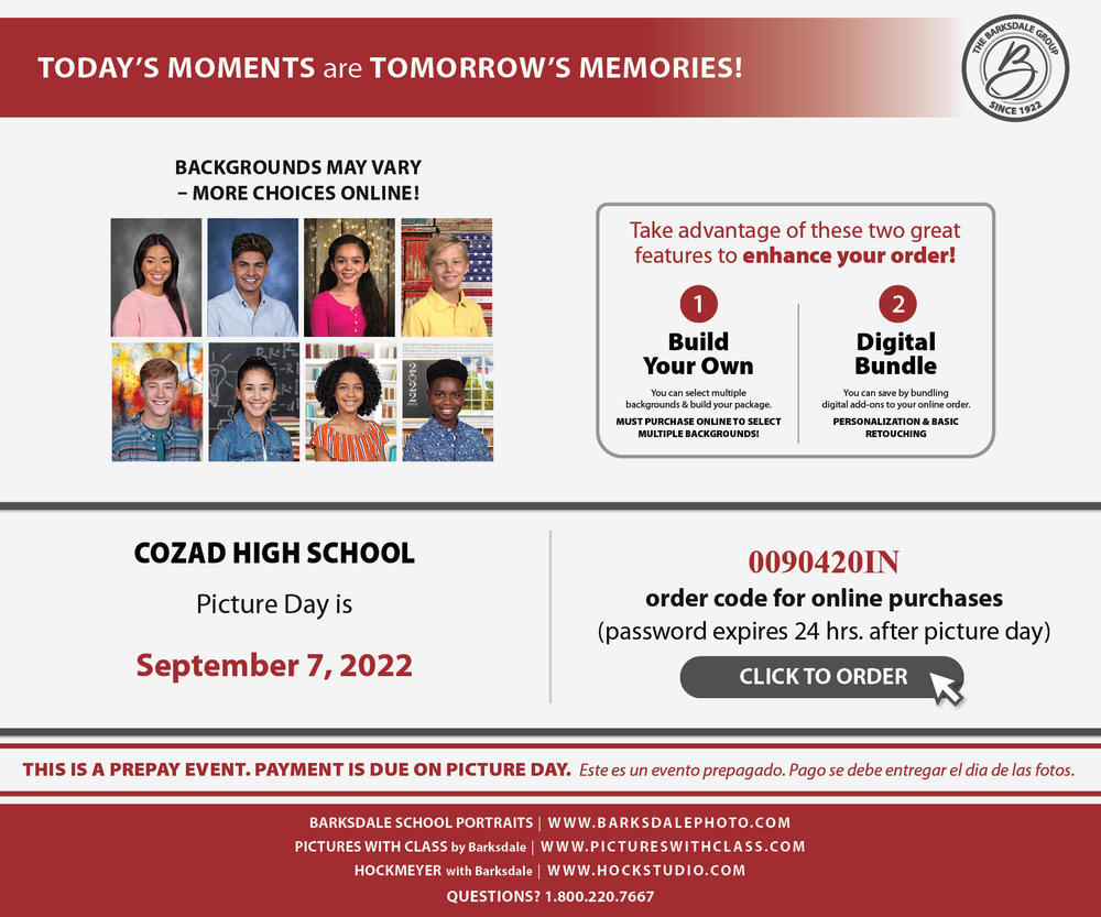 CHS Picture Day September 7