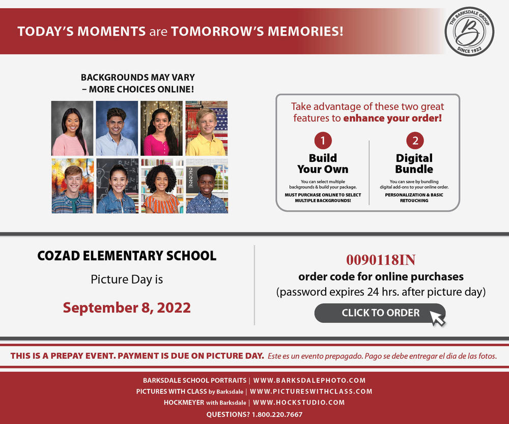 Cozad Elementary Picture Day