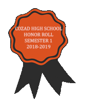 CHS Honor Roll for 1st Semester 2018-2019