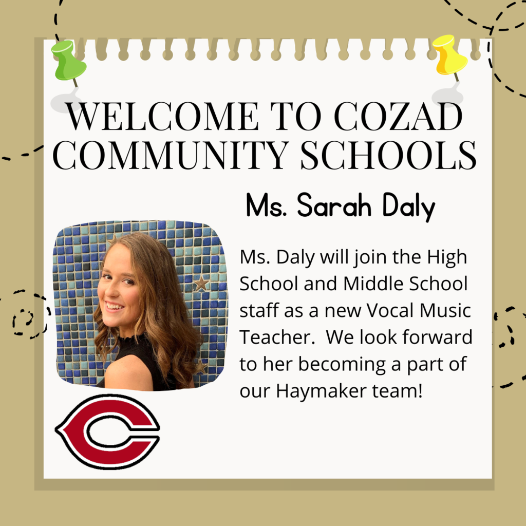 Sarah Daly New Teacher