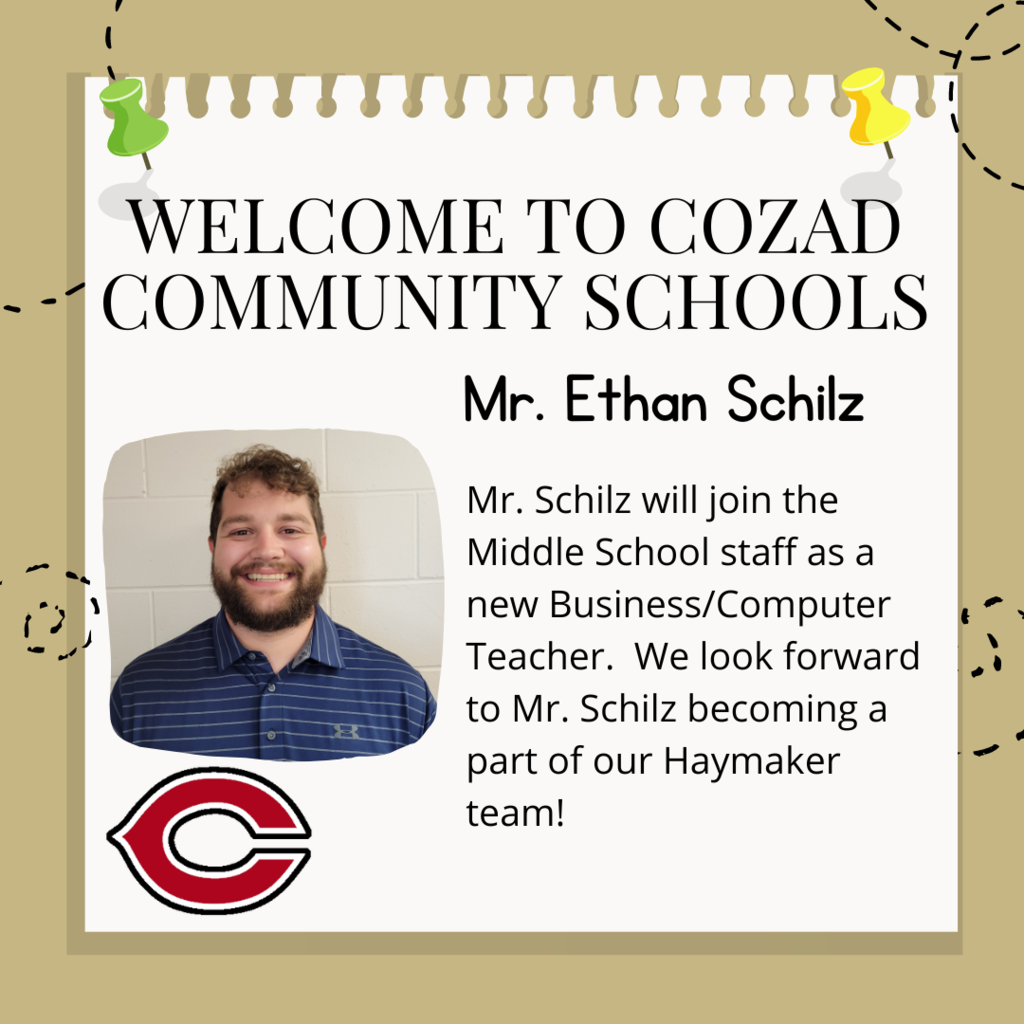 Ethan Schilz New Teacher