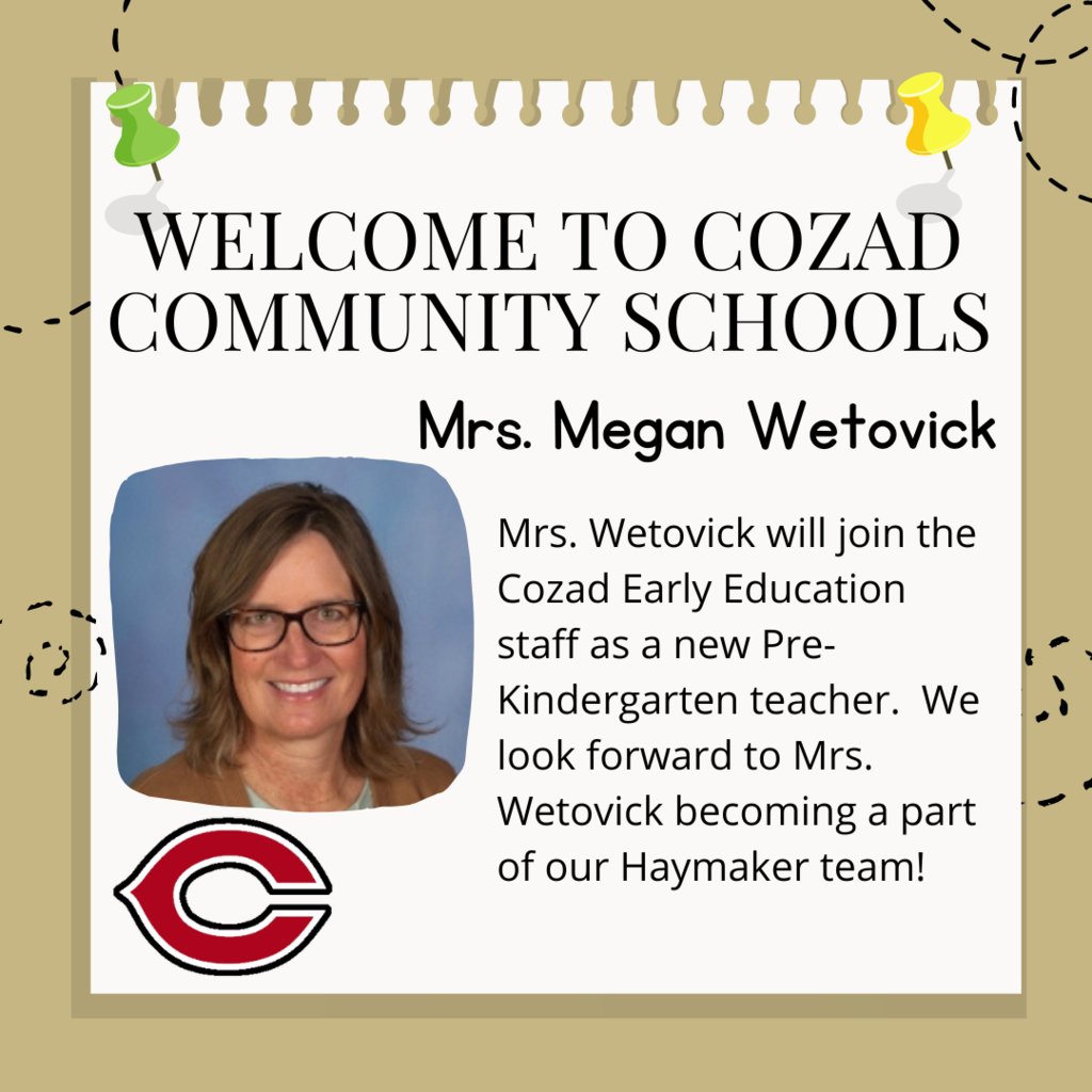 Mrs. Megan Wetovick New Teacher