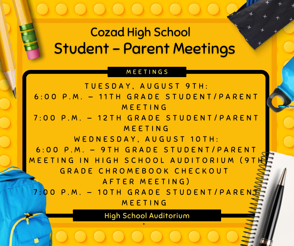 HS Parent Student Meetings