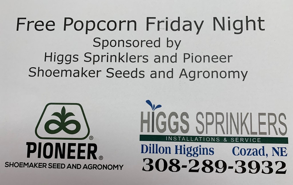 Free Popcorn Friday Night